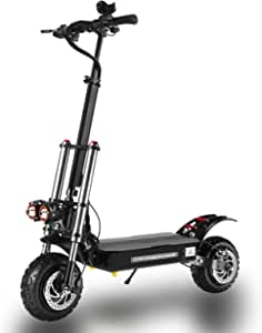 HWWH Monopattino Elettrico Adulti Sterrato Potente Scooter Elettrico HWWH 5600w-60v/33ah