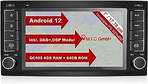 M.I.C. AVT7 Android 10 Autoradio con Navi Qualcomm M.I.C.