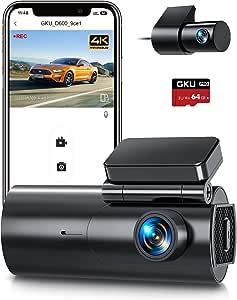 GKU Dash Cam Auto 4K/2.5K GKU D600