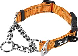 PETTOM Collare Semistrozzo per Cani Cane Addestramento Collari PETTOM