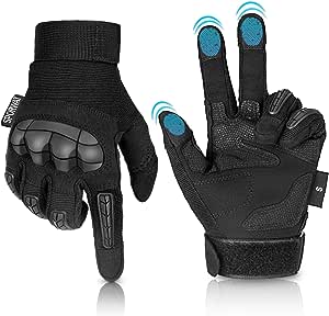 SPORWAY Guanti Tattici Militare Guanti da Moto Touchscreen