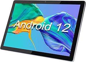 BYYBUO Tablet Android 12 da 10,1 pollici, nuovo aggiornamento Smartpad Tablet 7000mAh, 4+64 GB, espandersi a 512GB, 1920x1200IPS