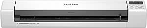 Brother DS940DW Scanner portatile compatto professionale A4, Wireless, fronte-retro automatico, autoalimentato tramite USB