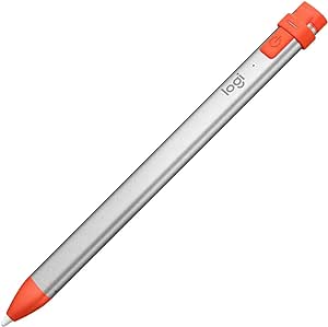 Logitech Crayon Matita Digitale Bluetooth Compatibile Con Apple Ipad Di 6, 3 A Gen e Ipad Mini Di 5 A Gen, Utilizza La Tecnologia Apple Pencil E La Tecnologia Palm Rejection, Arancione