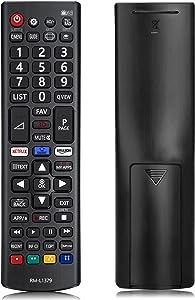 Telecomando universale per LG Smart TV RM-L1379, regolazione a distanza con Netflix, Amazon, pulsanti-Nessuna configurazione richiesta di controllo remoto