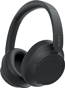 Sony WH-CH720N | Cuffie Wireless con Noise Cancelling, Connessione Multipoint, Fino a 35 ore di durata della batteria e Ricarica Rapida - Nero