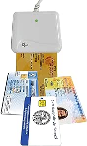 Bit4id Minilector evo 2.0, Lettore di Smart Card usb2.0, Readers Firma digitale SPID e CRS CNS, Tessera sanitaria Carta,CAC Dod,Plug&Play,no driver,supporta carte Common Criteria e FIPS