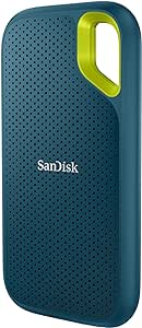 SanDisk 2TB Extreme SSD portatile, USB-C, Unità a stato solido NVMe esterna, fino a 1050 MB/s, Indice di protezione IP65 per la resistenza ad acqua e polvere - Monterey