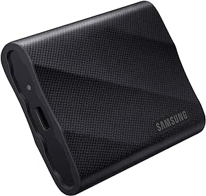 Samsung Memorie T9 MU-PG1T0B SSD Esterno Portatile da 1TB, USB 3.2 Gen 2x2, 20 Gbps, Nero
