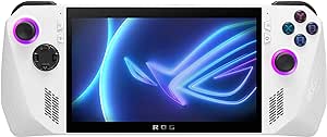 ASUS ROG Ally Console RC71L-NH019W, Monitor touchscreen con display 7" Glossy, 120Hz, AMD Ryzen Z1, RAM 16GB, 512GB SSD PCIE, Windows 11 Home, Bianco