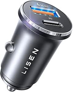 LISEN Caricatore Auto USB C LISEN