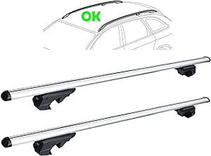 Rebeca Shop® Barre Portapacchi Portatutto Universali per Auto Rebeca Shop