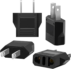 TISHOW【4 pezzi】Adattatore Universale USA Italia da Viaggio TISHOW