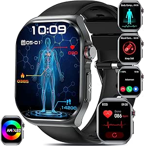 Smartwatch ECG+HRV uomo donna YYKY ET585