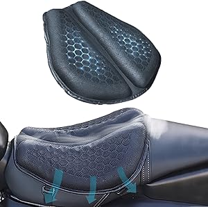 PhyiFlbey Cuscino per sedile moto Cuscino Sella Moto PhyiFlbey