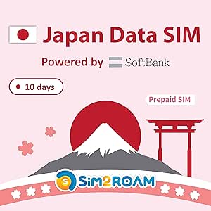 Carta SIM SOLO dati per il Giappone 10 SIM2ROAM