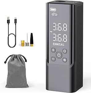 Enntas Compressore Aria Portatile Auto Ricaricabile Enntas