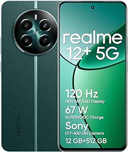 realme 12+ 5G Smartphone 12+512 GB con NFC realme realme 12+