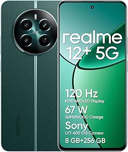 realme 12+ 5G Smartphone 8+256 GB con NFC realme realme 12+ 5G
