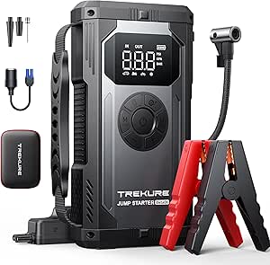 Booster Avviamento Auto con Compressore TREKURE