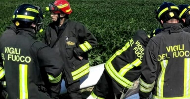 Elice, cade ultraleggero in un giardino: due feriti, sfiorata la tragedia